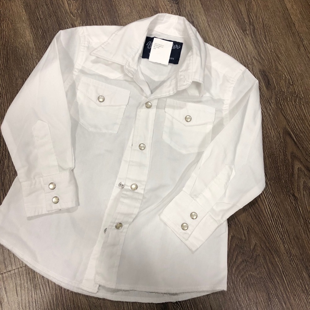 Wrangler pearl snap button up